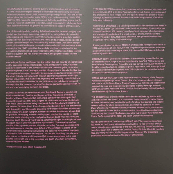 Tyondai Braxton : Telekinesis (LP, Album)