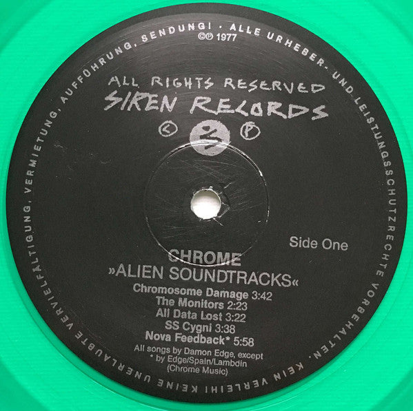 Chrome (8) : Alien Soundtracks (LP, Album, Ltd, RE, Gre)