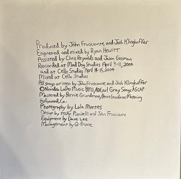 John Frusciante, Josh Klinghoffer : A Sphere In The Heart Of Silence (LP, Album, RE)