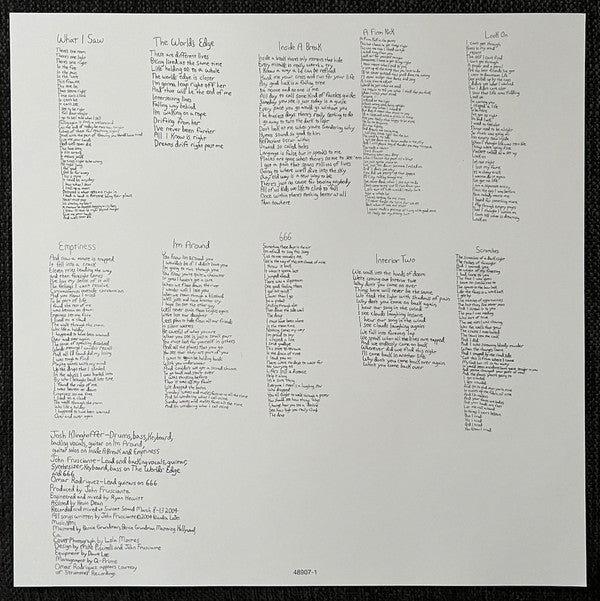 John Frusciante : Inside Of Emptiness (LP, Album, RE)