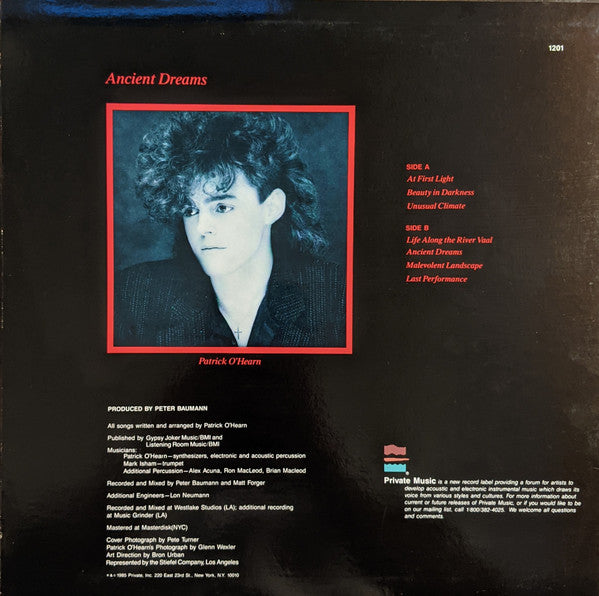 Patrick O'Hearn : Ancient Dreams (LP, Album)