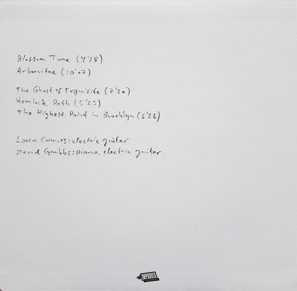 Loren Mazzacane Connors & David Grubbs : Arborvitae (LP, Album)