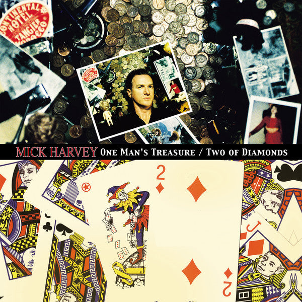 Mick Harvey : One Man's Treasure / Two Of Diamonds (LP, Album, RE, Gol + LP, Album, RE, Red + Album, C)