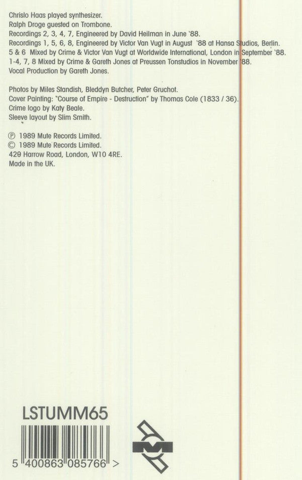 Crime + The City Solution* : The Bride Ship (LP, Album, Ltd, RE, Whi)