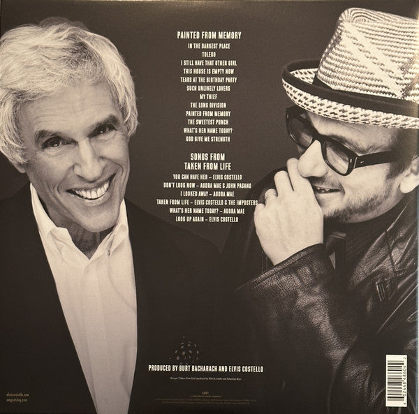 Bacharach* & Costello* : The Songs Of Bacharach & Costello (2xLP, Album, RE, RM, Gat)