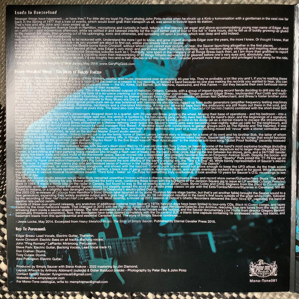 Simply Saucer : Saucerland (2xLP, Comp, RE)