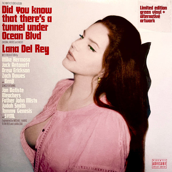 Lana Del Rey : Did You Know That There's A Tunnel Under Ocean Blvd (2xLP, Album, Ltd, Gre)