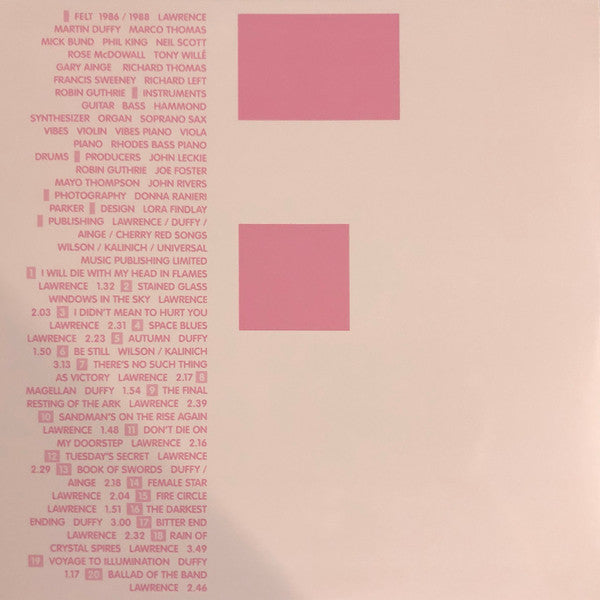 Felt : Bubblegum Perfume (LP, Comp, RE)