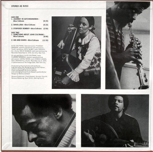 Alice Coltrane Featuring Pharoah Sanders : Journey In Satchidananda (LP, Album, RE, 180)