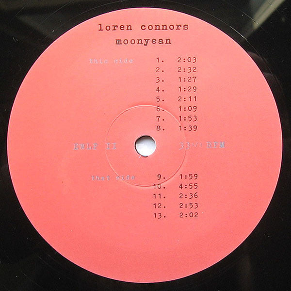 Loren Connors* : Moonyean (LP, Album, RE)