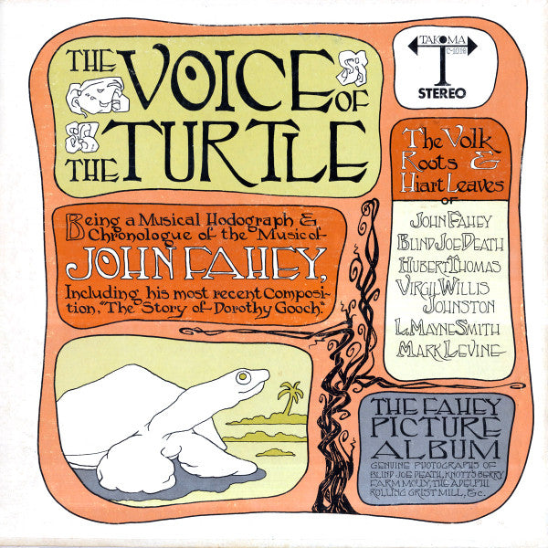 John Fahey : The Voice Of The Turtle (LP, Album, RP, 11 )