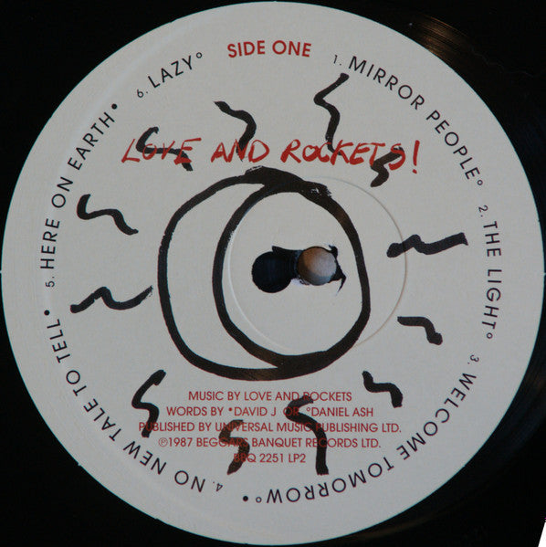 Love And Rockets : Earth • Sun • Moon (LP, Album, RE)