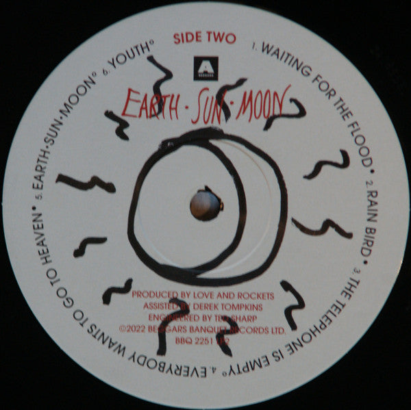 Love And Rockets : Earth • Sun • Moon (LP, Album, RE)