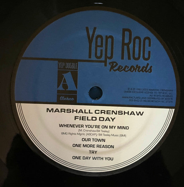 Marshall Crenshaw : Field Day (2xLP, Album, Ltd, S/Edition, 40t)