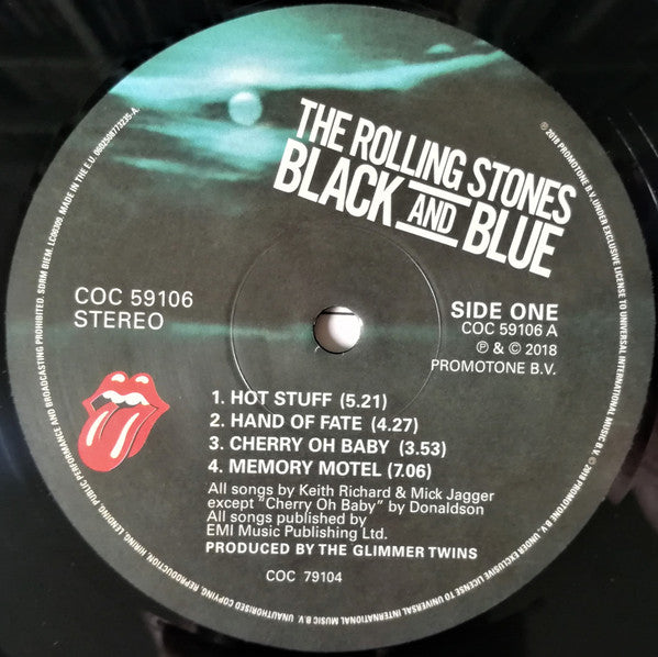 The Rolling Stones : Black And Blue (LP, Album, RE, RM, Gat)