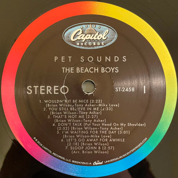 The Beach Boys : Pet Sounds (LP, Album, Mono, MP, RE, 50t)