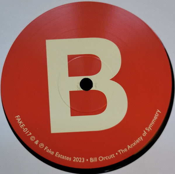 Bill Orcutt : The Anxiety Of Symmetry (LP, Album, Ltd)