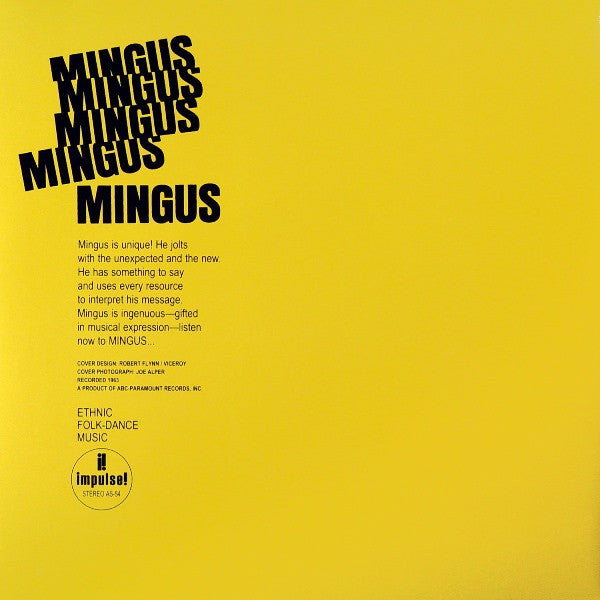 Charles Mingus : Mingus Mingus Mingus Mingus Mingus (LP, Album, RE, RM, 180)