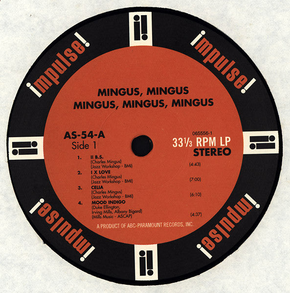 Charles Mingus : Mingus Mingus Mingus Mingus Mingus (LP, Album, RE, RM, 180)