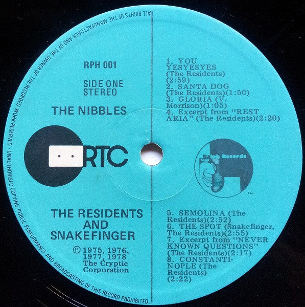 The Residents : Nibbles (LP, Comp)