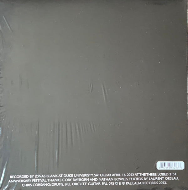 Chris Corsano / Bill Orcutt : Play At Duke (LP, Album)