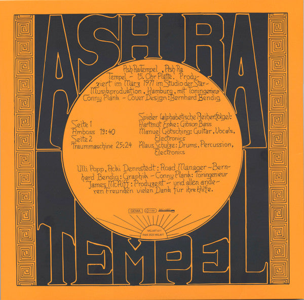 Ash Ra Tempel : Ash Ra Tempel (LP, Album, Ltd, RE, 50t)