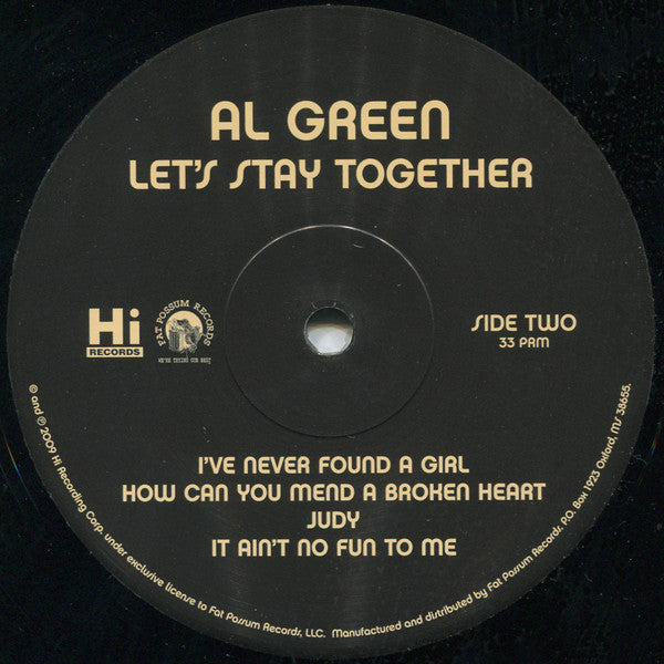 Al Green : Let's Stay Together (LP, Album, Ltd, RE, 180)