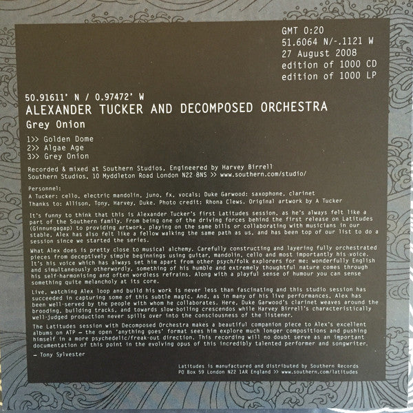 Alexander Tucker And Decomposed Orchestra : Grey Onion (12", MiniAlbum)