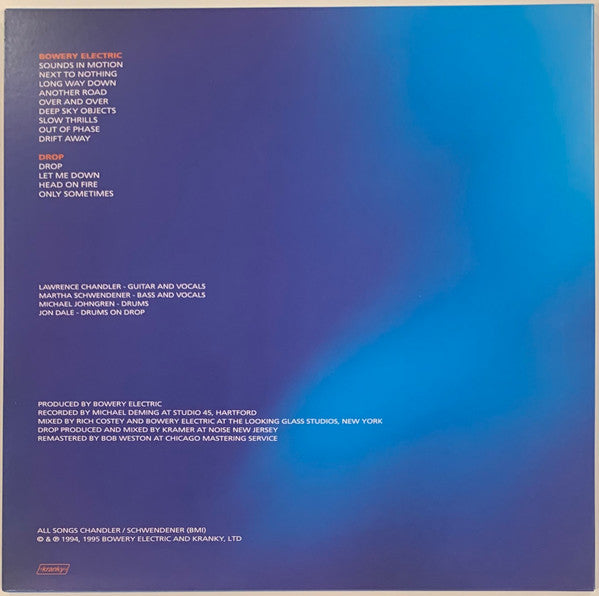 Bowery Electric : Bowery Electric (2xLP, Album, RE, RM)