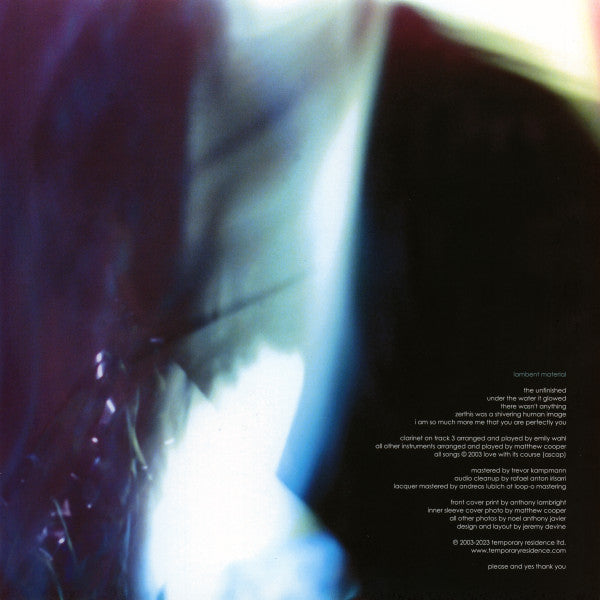 Eluvium : Lambent Material (LP, Album, Ltd, RE, Red)