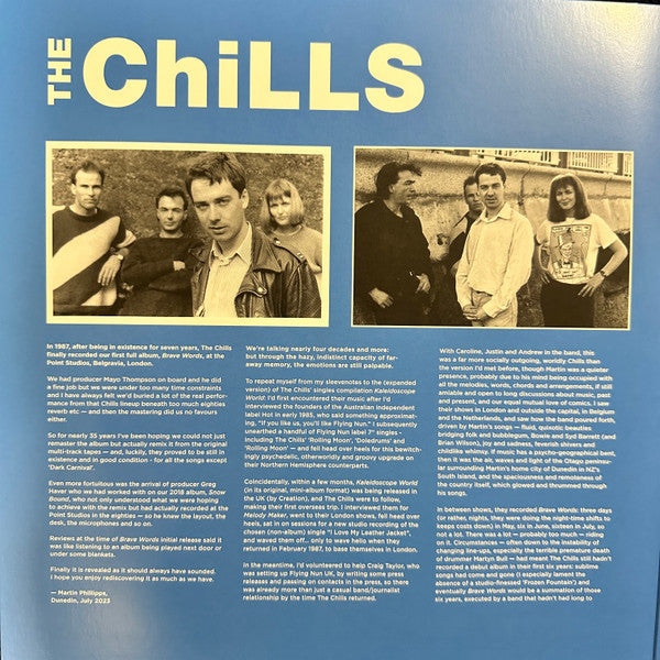 The Chills : Brave Words (Spoken Bravely The Remix) (LP, Album, RE, RM, Pea + LP, RM, Pea)