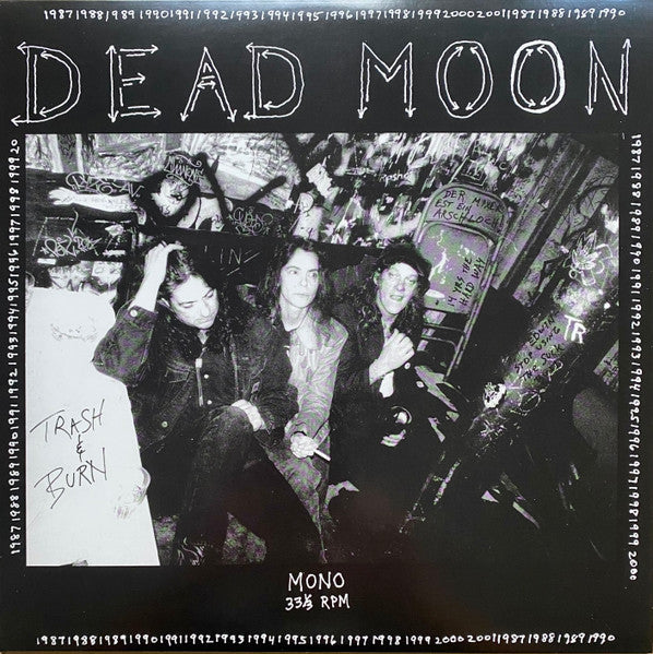 Dead Moon : Trash & Burn (LP, Album, Mono, RE)