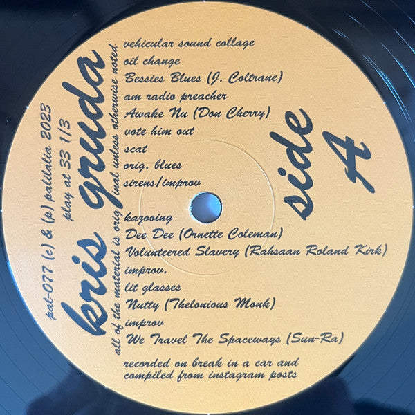 Kris Gruda : Plays For You (LP, Album)