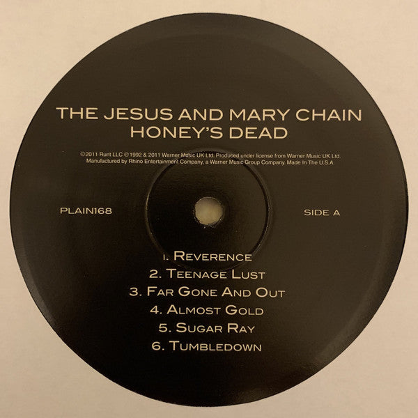 The Jesus And Mary Chain : Honey's Dead (LP, Album, RE, 180)