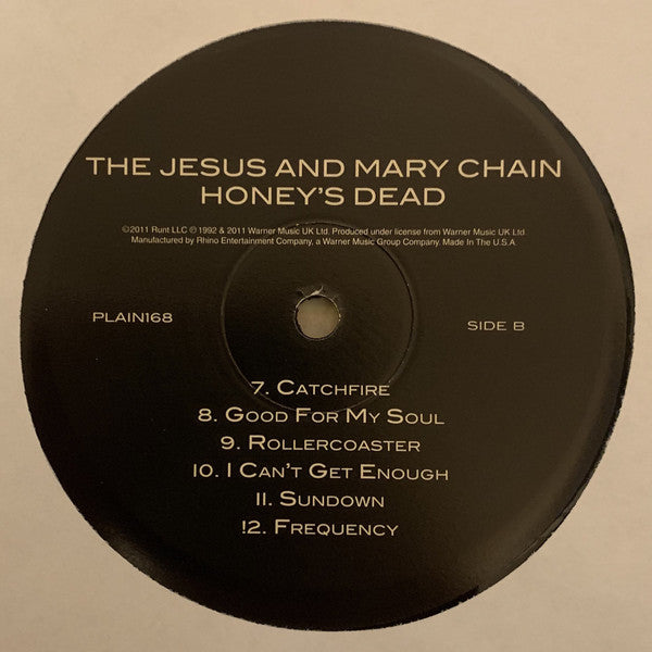 The Jesus And Mary Chain : Honey's Dead (LP, Album, RE, 180)