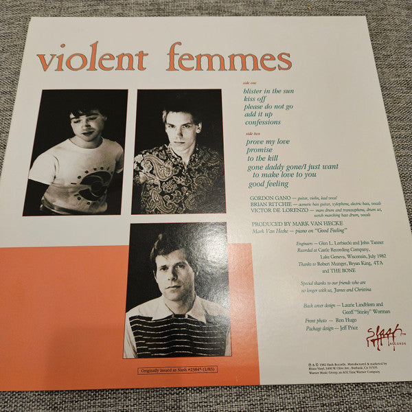 Violent Femmes : Violent Femmes (LP, Album, RE)