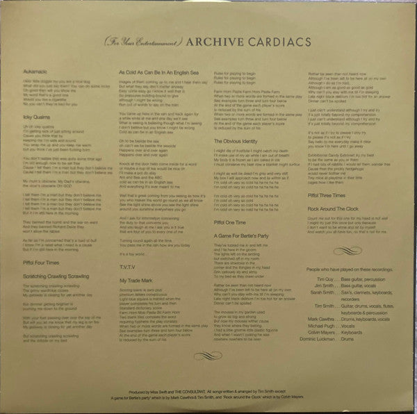 Cardiacs : Archive Cardiacs (LP, Album, RE, Yel)