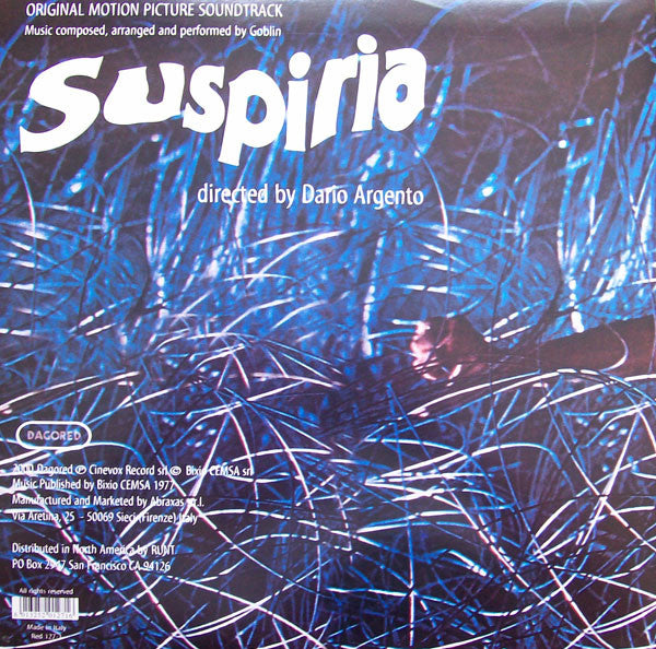 Goblin : Suspiria (Original Motion Picture Soundtrack) (LP, Album, RE, 180)