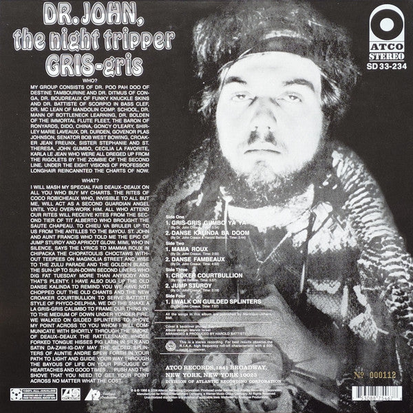 Dr. John, The Night Tripper : Gris-Gris (2x12", Album, Ltd, Num, RE, 180)