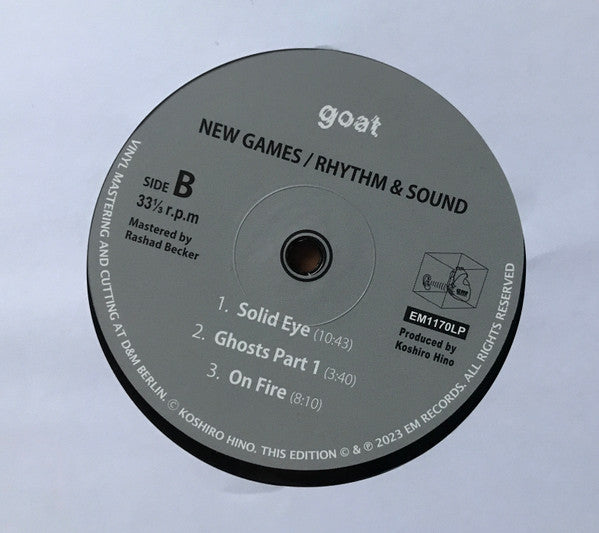 Goat (18) : New Games / Rhythm & Sound (LP, Comp, RP)