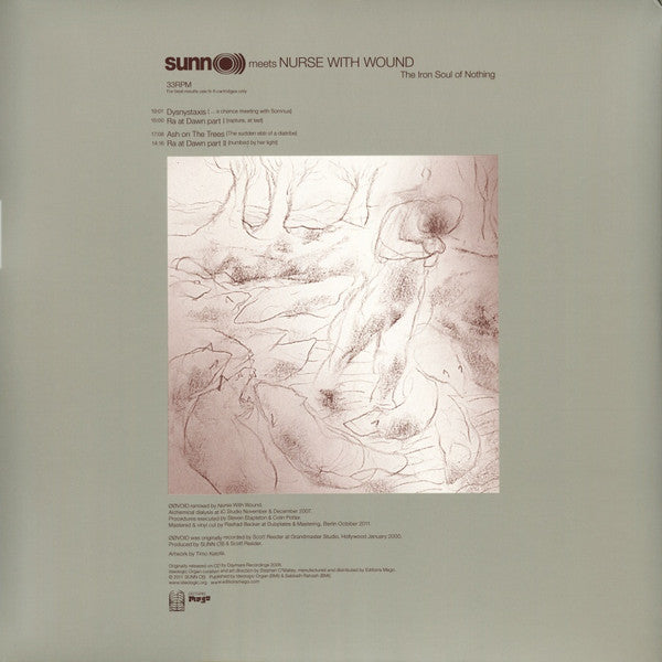 Sunn O))) Meets Nurse With Wound : The Iron Soul Of Nothing (2xLP, Album)