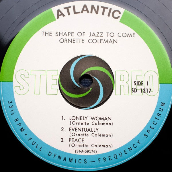 Ornette Coleman : The Shape Of Jazz To Come (LP, Album, RE, 180)