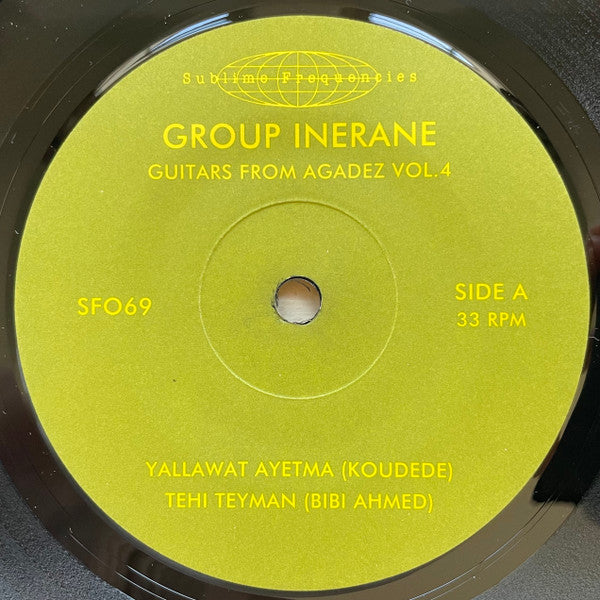 Group Inerane : Guitars From Agadez Vol. 4 (7", EP, Ltd)