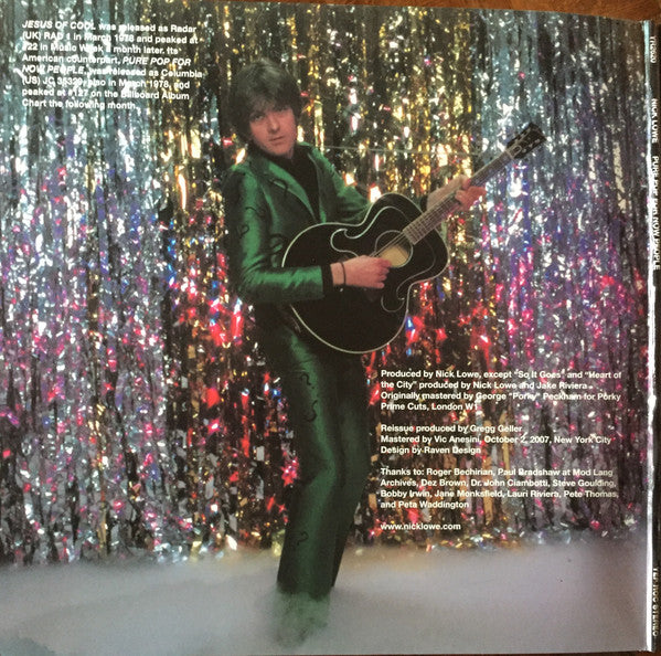 Nick Lowe : Jesus Of Cool (LP, Album, RE, Red + LP, Comp, Yel)