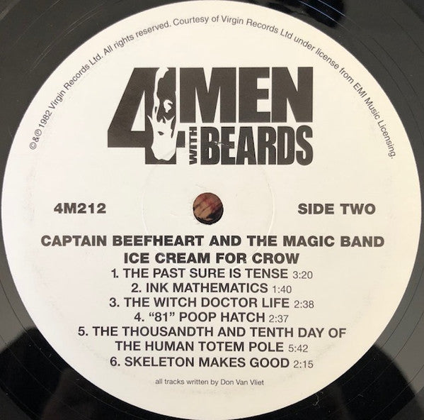 Captain Beefheart & The Magic Band : Ice Cream For Crow (LP, Album, RE, 180)