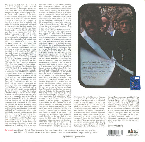 The Keith Tippett Group : You Are Here... I Am There (LP, Album, RE)