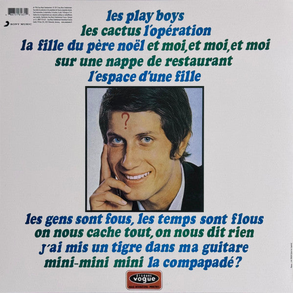 Jacques Dutronc : Les Play-Boys (LP, Album, Ltd, RE, RP, Blu)