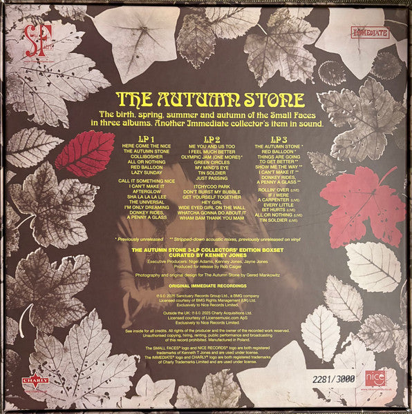 Small Faces : The Autumn Stone (3xLP, Comp, Mono, RE + Box, Comp, Dlx, Ltd, Num, R)