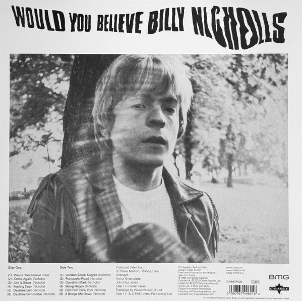 Billy Nicholls : Would You Believe (LP, Album, RE)