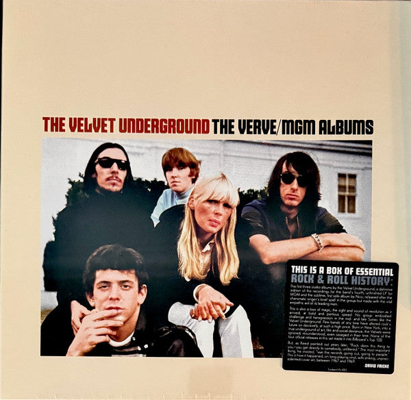 The Velvet Underground : The Verve/MGM Albums (LP, Album, Mono, RE, RM, RP + LP, Album, Mono, RE,)